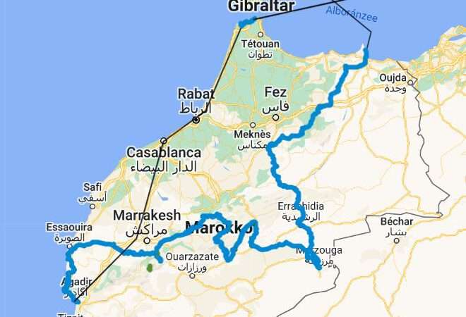 Bikepacking Marokko
