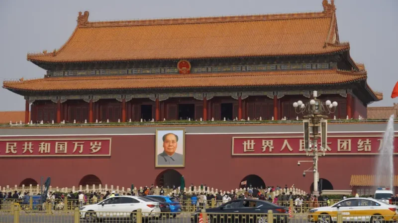 Tiananmen square Chairman Mao Zedong